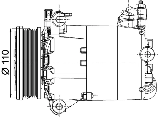 ACP1357000P - : A/C Compressor for Behr Image