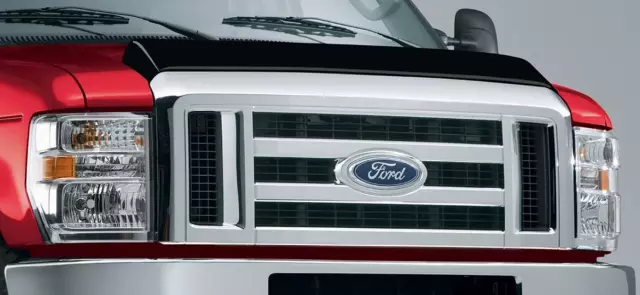 8C2Z16C900A - Exterior: 2008-2014 Ford Air Deflector Hood for Ford: E-150, E-250 Image