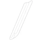 4636925301 - : Trim, A-Pillar for Mercedes-Benz Image