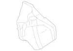 2032411234 - Engine Suspension: Screening Plate for Mercedes-Benz: C230, C280, C350, CLK350, CLK550 Image