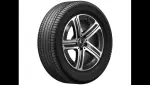 25440154007X23 - : 5-Spoke Wheel, 8 J X 18 Et 32, 5, Black for Mercedes-Benz Image