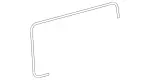 9066713120 - : Rear Glass Seal for Mercedes-Benz Image