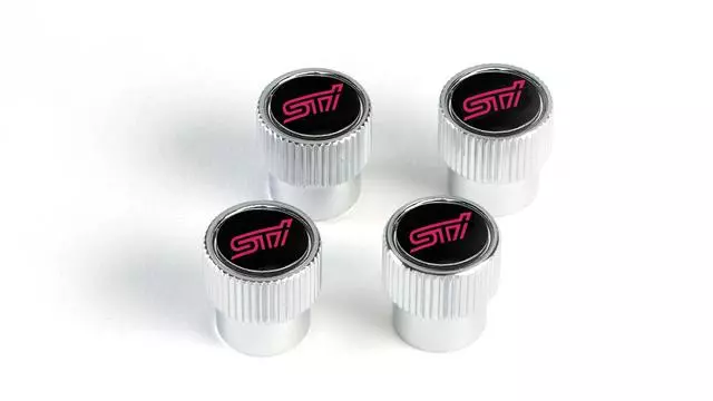 Valve Stem Caps - Sti Logo - Subaru (SOA342L136)