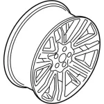 FB5Z1007E - : Wheel, Alloy for Ford: Explorer, Police Interceptor Utility Image