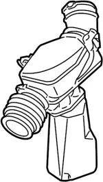 16576AL50A - : Engine Air Intake Hose for Infiniti Image