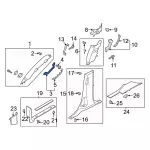JL1Z7831407AH - Body: Grip Handle for Ford: Expedition Image