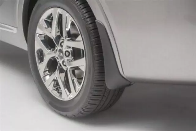 S9F46AK100 - : 2020-2022 Kia Telluride Rear Mud Flap Splash Guards Kit Set Of 2 Black for Kia: Telluride Image