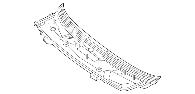 222830060064 - Attachment Parts: Air Duct for Mercedes-Benz: Maybach S550, Maybach S560, Maybach S600, Maybach S650, S450, S550, S550e, S560, S600, S63 AMG, S65 AMG Image image
