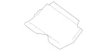 2518852223 - Attachment Parts: Hitch Plate Cover for Mercedes-Benz: R320, R350, R500 Image