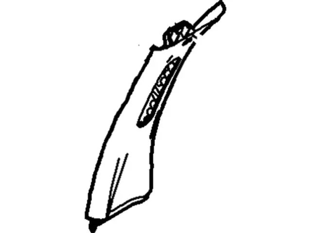 8L8Z7824346AD - Body: Upper Center Pillar Trim for Ford: Escape | Mercury: Mariner Image