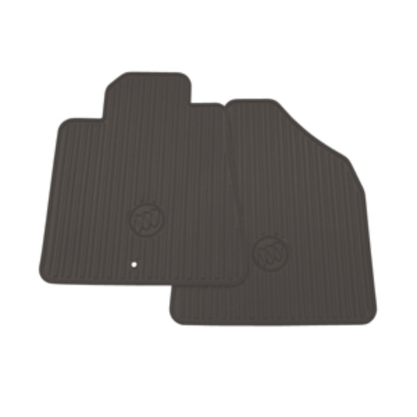 22890386 - : Front All-Weather Floor Mats in Cocoa with Buick Logo for ACDelco Image