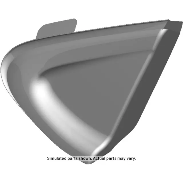 Black Front Driver Side Fender Upper Rear Molding - GM (84106813)