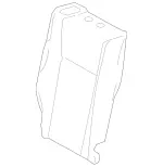 17692092007M48 - Body: Seat Back Cover for Mercedes-Benz Image