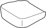 873119CM1A - Body: Seat Cushion Pad for INFINITI: QX55 Image