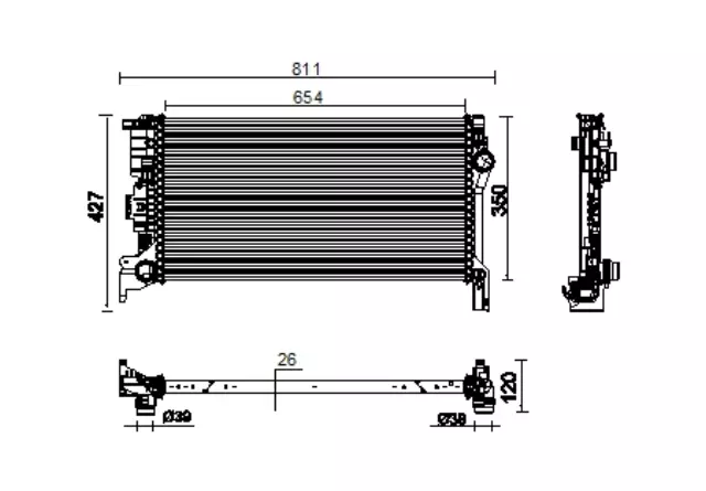 CR2335000P - Cooling Systems: Radiator for Behr Image