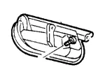 5L3Z1626604AAPTM - Body: Exterior Door Handle for Ford: F-150 Image