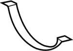 111217Y000 - Engine: Upper Oil Pan Gasket for Infiniti Image