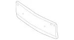 1708850381 - Body: License Mount for Mercedes-Benz Image