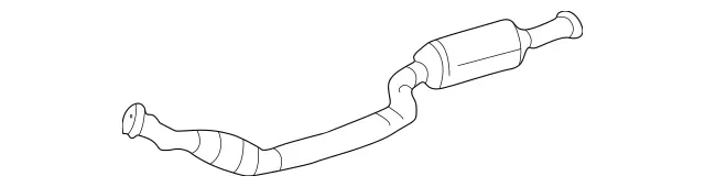 2104904419 - : Exhaust Pipe for Mercedes-Benz Image