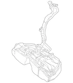 2124707501 - : Fuel Tank for Mercedes-Benz Image