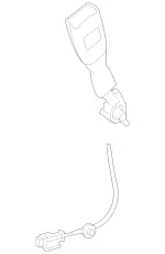 21786013699051 - Electrical: Buckle for Mercedes-Benz Image