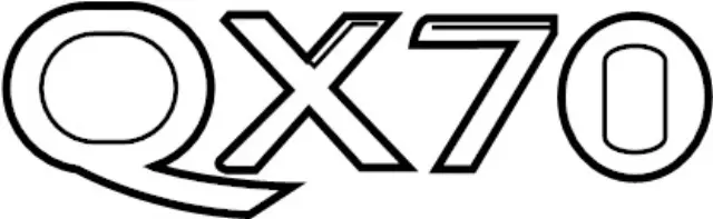 848903GW0A - Body: Nameplate for INFINITI: QX70 Image
