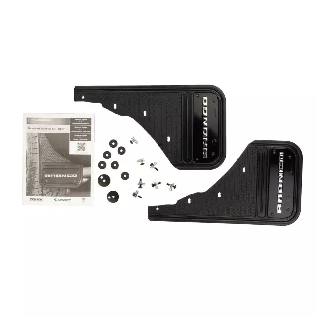 2021-2024 Ford Bronco Sport Rear Mud Flap Splash Guards Gatorback Heavy Duty - Ford (VM1PZ16A550B)
