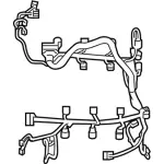 EU5Z12A581D - Electrical: Engine Harness for Lincoln: MKC Image