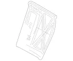 2039201932 - : Backrest Frame for Mercedes-Benz Image
