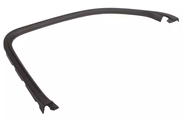 Black Rear Passenger Side Door Window Garnish Molding - GM (22807738)