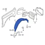 M2DZ54278B50A - : Splash Shield for Ford Image