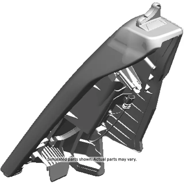 22788987 - : Part# 22788987 Jet Black Rear Driver Side Seat Back Bolster for Chevrolet: Malibu Image