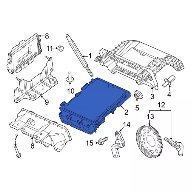 PC3Z12A650C - : ECM for Ford: F-250 Super Duty, F-350 Super Duty, F-450 Super Duty, F-550 Super Duty Image