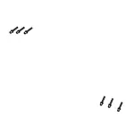 W706273S300 - Body: Bumper Cover Upper Retainer for Ford: Focus Image