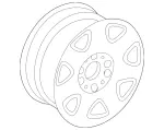 6647054464 - : Wheel 18 for Mercedes-Benz Image