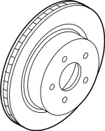 D32065NA0CNW - : Value Advantage™ ROTOR-DISC BRAKE,REAR for INFINITI: QX50 Image