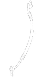 2058305404 - Heating and Ventilation: Refrigerant Line for Mercedes-Benz: C350e Image