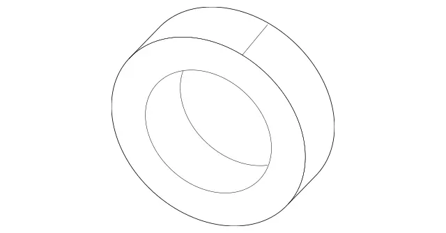 205501008164 - Heating and Ventilation: Elastomer Bearing for Mercedes-Benz: 300C, 300CD, C300, C43 AMG, C63 AMG S E Performance, CLE300, CLE450, CLE53 AMG, E350, GLC300, GLC350e, GLC43 AMG, GLC63 AMG S E Performance, GLE350, GLE450, GLE450e, GLE53 AMG, GLE580, GLE63 AMG S, GLS450, GLS580, GLS63 AMG, Maybach GLS600 Image image