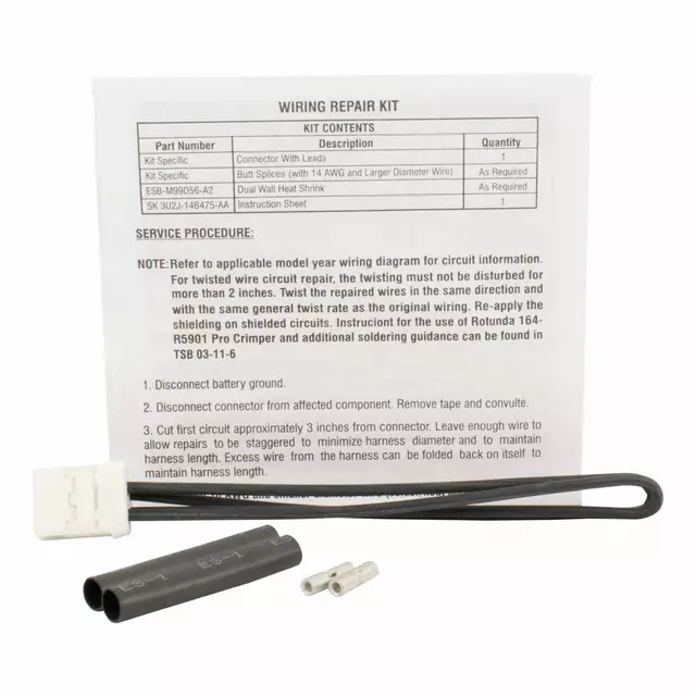 DU2Z14S411NA - : Wire Assembly for Ford Image