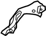 F4875ZV5MA - Body: Apron Assembly Bracket for INFINITI: QX56 Image