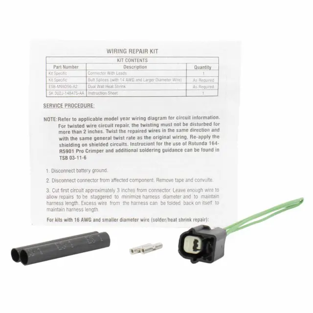 AU2Z14S411AGC - Body: Wire Assembly for Ford Image