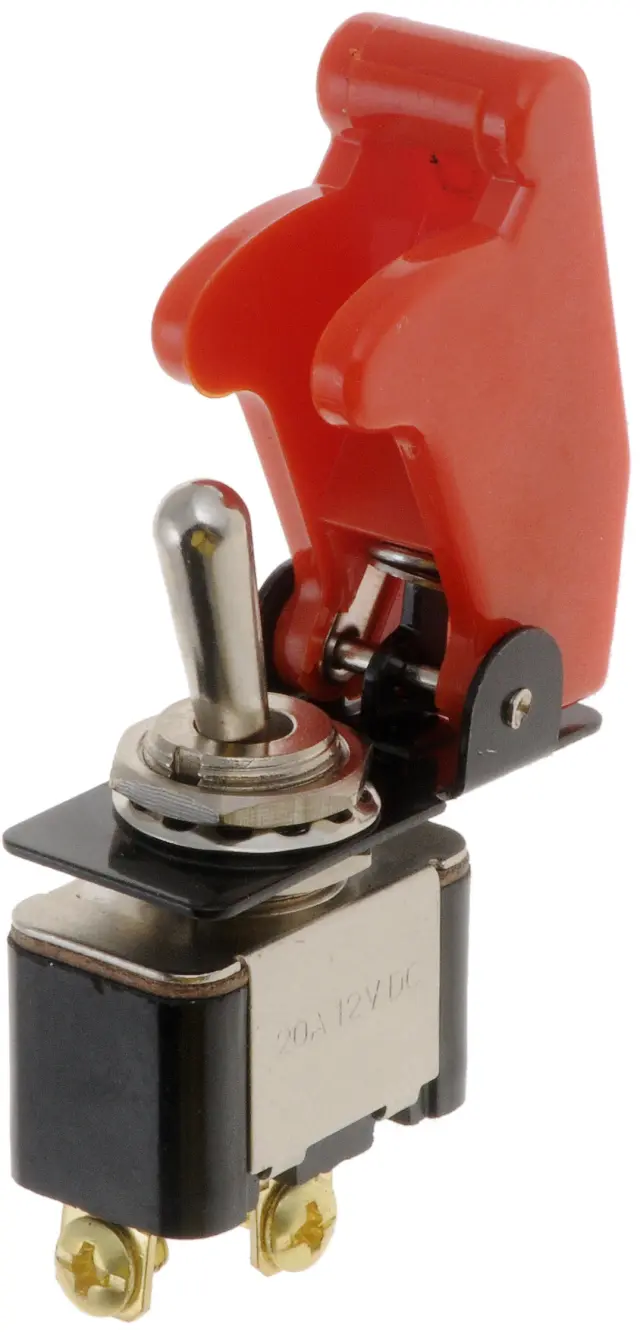 84815 - : Electrical Switches - Toggle - Racing Style Kill Switch - Red cover for Dorman Image