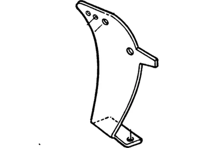 E7TZ9928370A - Body: Splash Shield for Ford: F-150, F-250, F-350, F-Super Duty Image