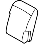 8C3Z2560136CB - Body: Armrest Assembly for Ford: F-250 Super Duty, F-350 Super Duty, F-450 Super Duty Image