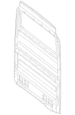 9067102701 - Body: Partition Panel for Mercedes-Benz: Sprinter 2500, Sprinter 3500 Image
