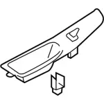 FT4Z14528AA - Body: Switch Bezel for Ford: Edge Image