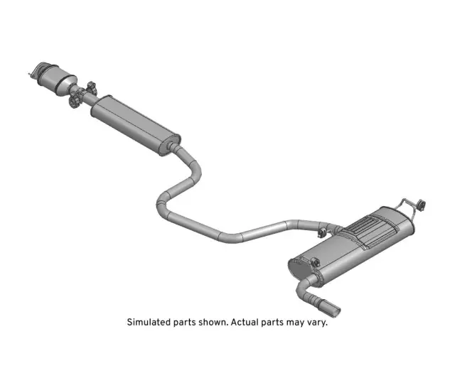 25923028 - Exhaust: Muffler &amp; Pipe for Pontiac: G6 Image