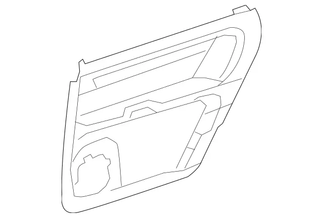 25173003707H20 - Body: Door Trim Panel for Mercedes-Benz Image