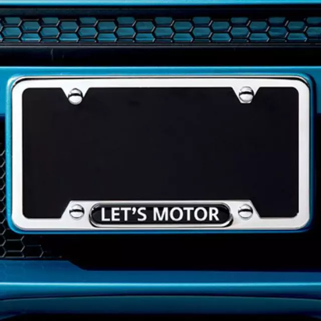 License Plate Frames - Lets Motor - Polished - Mini (82-12-0-147-358)