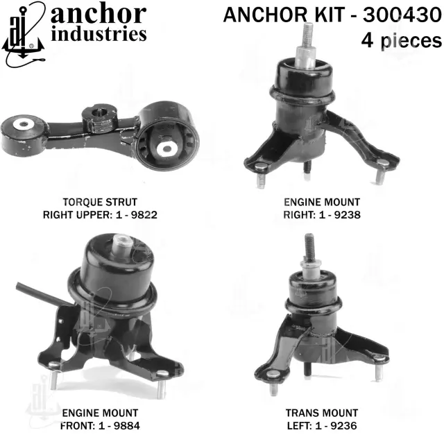 300430 - Engines &amp; Components: Anchor Engine Mount Kit for Anchor Image